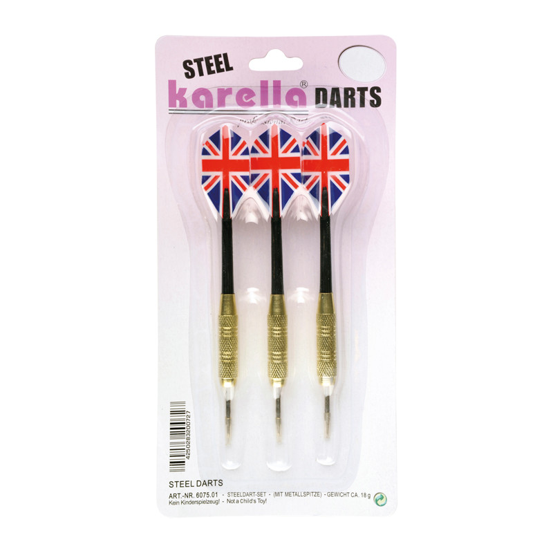 3 fléchettes Karella 18 g (pointe acier)