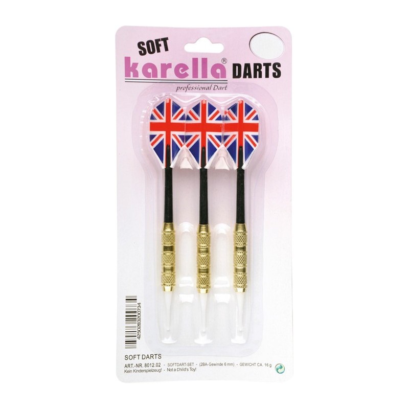 3 fléchettes Karella 16 g (Pointes souples)